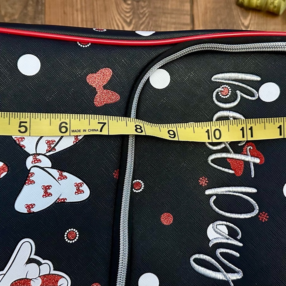 Minnie Mouse “Best Day Ever” Polka Dot Rolling Suitcase from Disney Parks - Picture 4 of 15